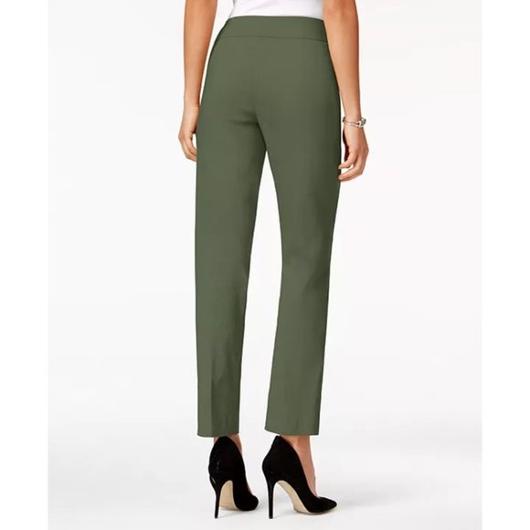 JM Collection Studded Pull-On Tummy Control Pants - Picture 2 of 7